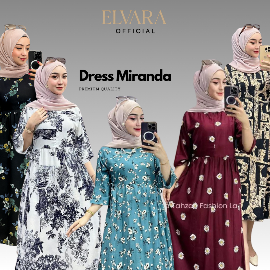 MSB 371 - Medina Amariel Tulsa Daster Gamis Rayon Adem Busui Friendly