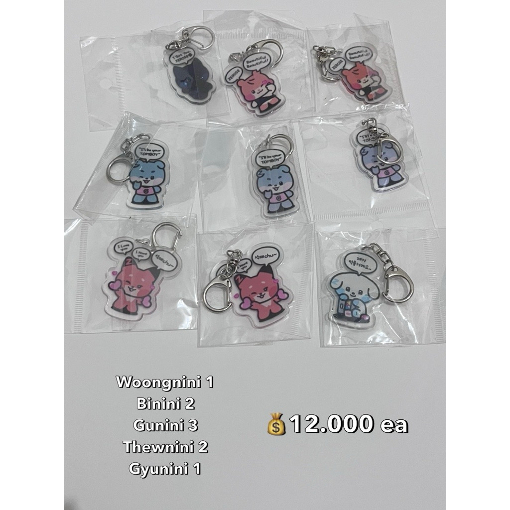 พวงกุญแจอะคริลิค Zeroni