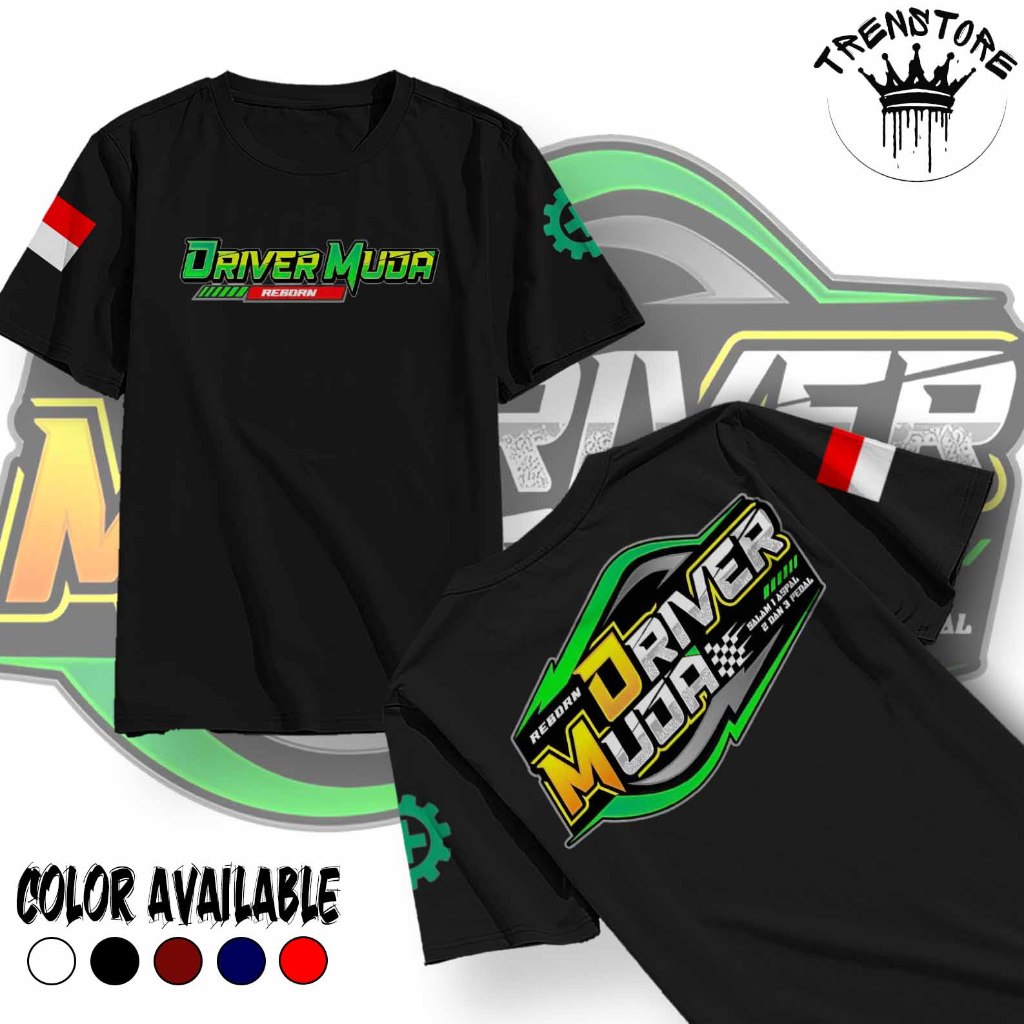 เสื้อยืด YOUNG DRIVER / เสื้อยืด MODERN DRIVER / SIMPLE, และ GIVES A CASUAL IMPRESSION / ผู้ชายและผู