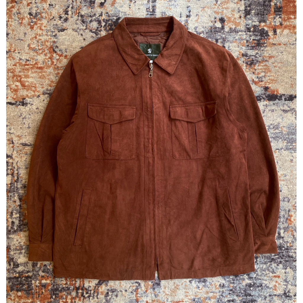 เสื้อแจ็คเก็ตทํางานหนังนิ่ม The Scoth House