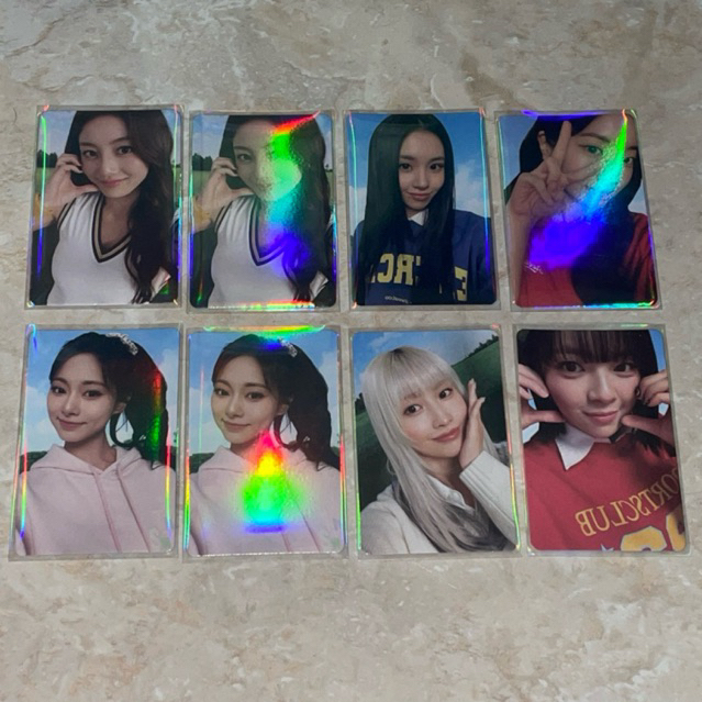 Photocard Twice x Nabati Jihyo Momo Tzuyu Jeongyeon Chaeyoung Dahyun