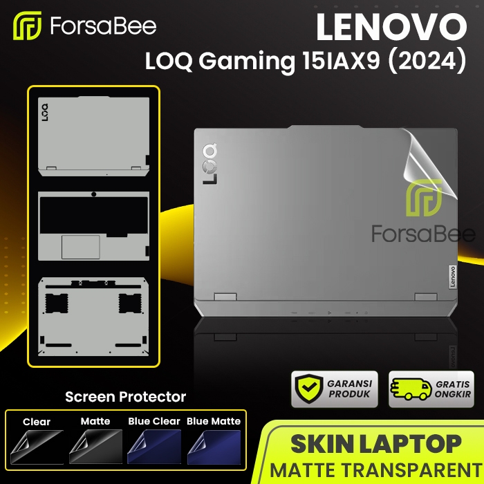 FORSABEE - ตัวป้องกันหน้าจอสําหรับ Lenovo LOQ Gaming 15 15.6 นิ้วแล็ปท็อป 15IAX9 15IRX9 15IRX10 Anti