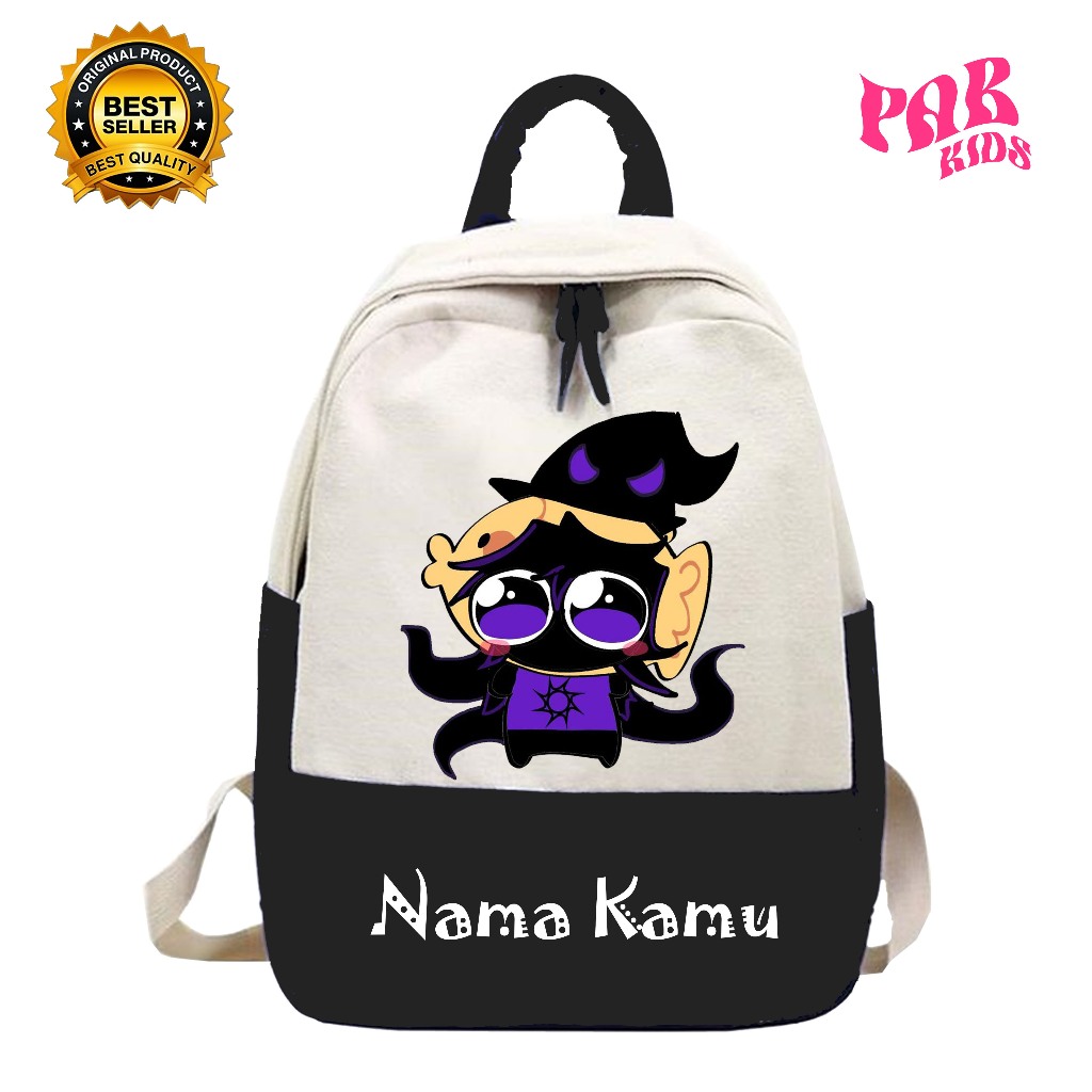 PAB KIDS AZURE FORSAKEN ROBLOX กระเป๋าเป้สะพายหลังผ้าใบกันน้ํา