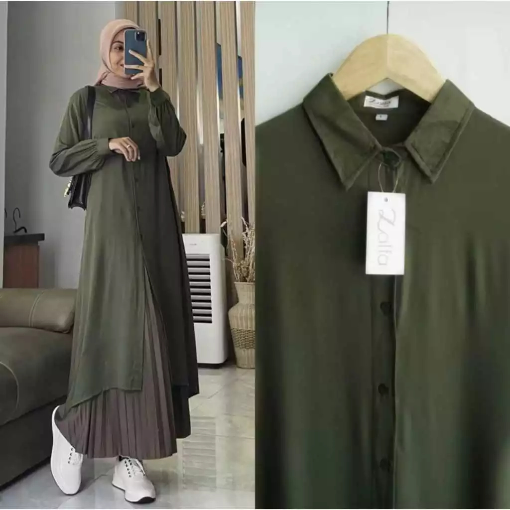 แฟชั่นมุสลิม 2026 Long Tunic Neyla มุสลิมขนาด M, L, XL, XXL Jumbo Premium Rayon Twill วัสดุ D3T5