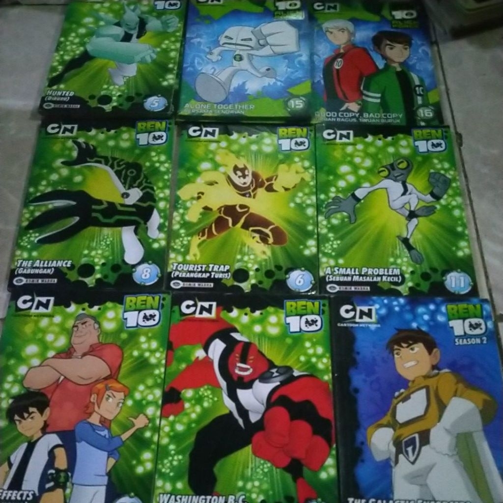CN การ์ตูน Network Comic BEN 10 sesason 2, BEN 10 alien Force, BEN 10