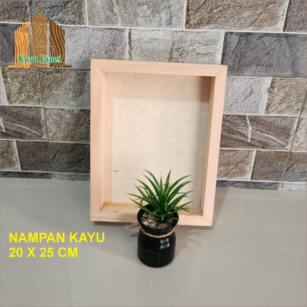 WOODEN TRAY 20 X 25 CM / MULTIPURPOSE TRAY / WOODEN TRAY / WOODEN TRAY