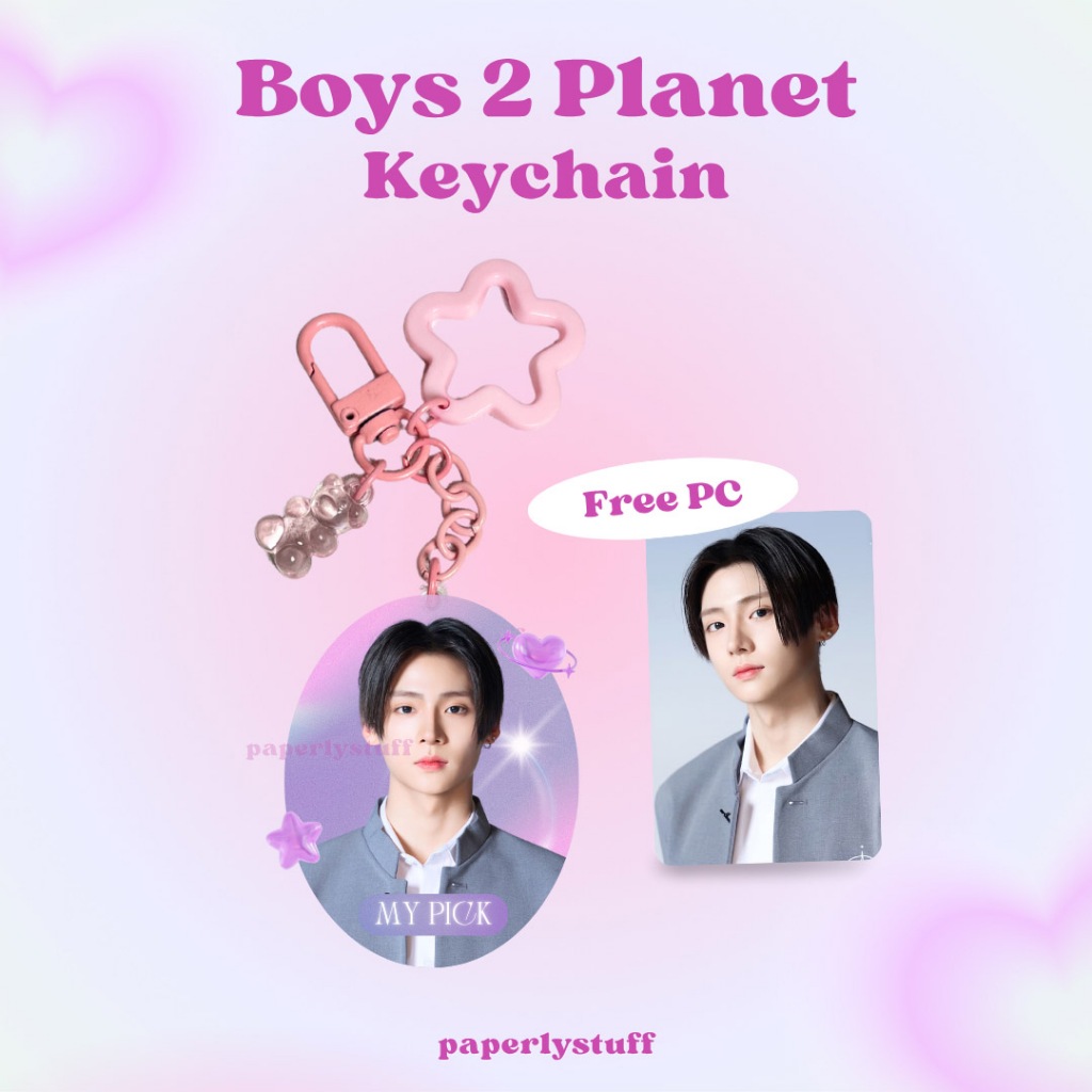 GANTUNGAN KEYCHAIN BOYS 2 PLANET / BOYS PLANET 2 พวงกุญแจ