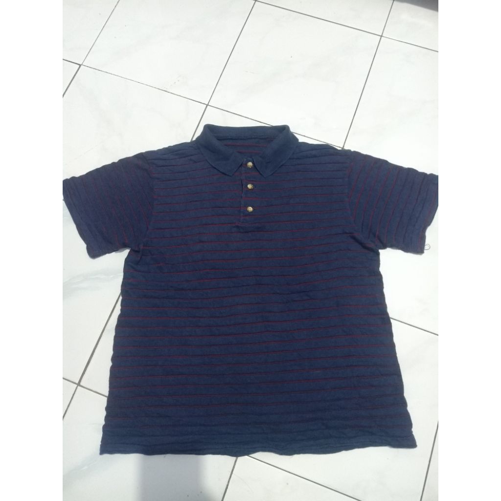 เสื้อโปโลลาย Boxy SZM