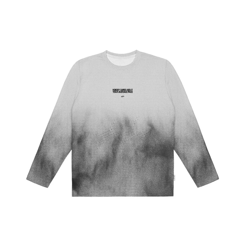 HLWN Running Unisex Long Sleeve Jersey สีดํา - Balveer