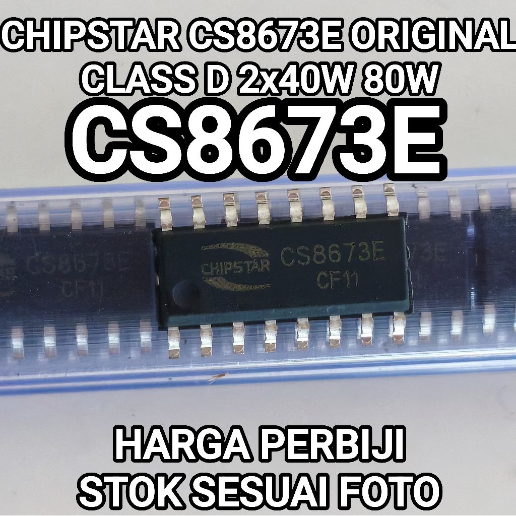 CHIPSTAR CS8673E ต้นฉบับ CS8673 CS 8673 CLASS D 2x40W 80W SMD