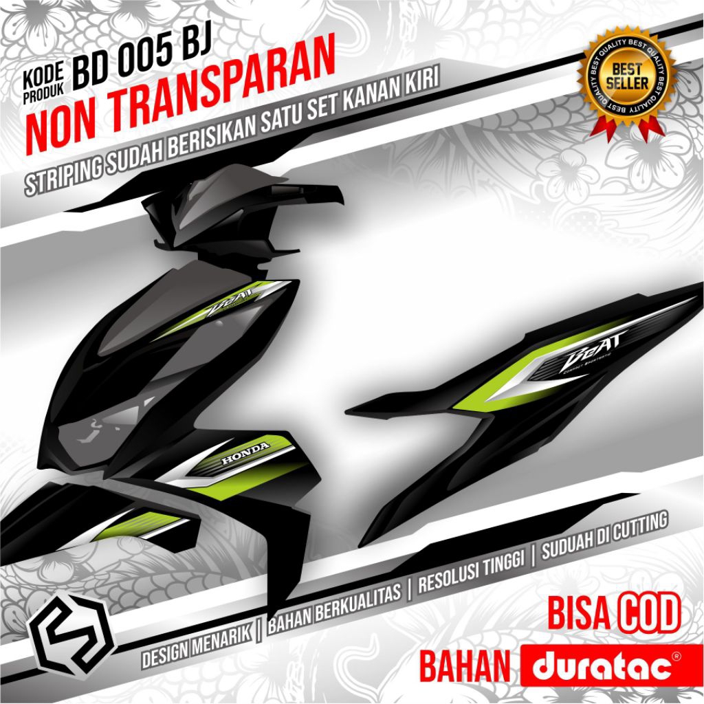 Thailand beat deluxe 2020 - 2023 BD 001 / 009 BJ variation Striping