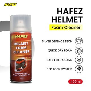 HAFEZ - Helmet Foam Cleaner - Foam Pembersih Helm & Menghilangkan Bau Helm
