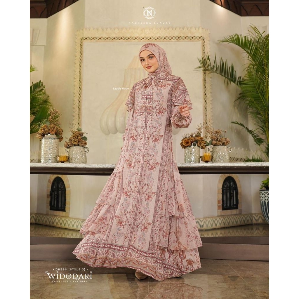 READY JANUARY EID GAMIS WIDODARI DRESS STYLE 3 & 4 ฟรีรอยแผลเป็นโดย NADHEERA LUXURY ORIGINAL