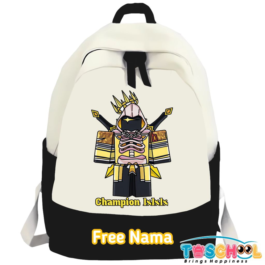 CHAMPION KIDS BACKPACK 1X1X1X1X FORSAKEN ROBLOX FREE NAME