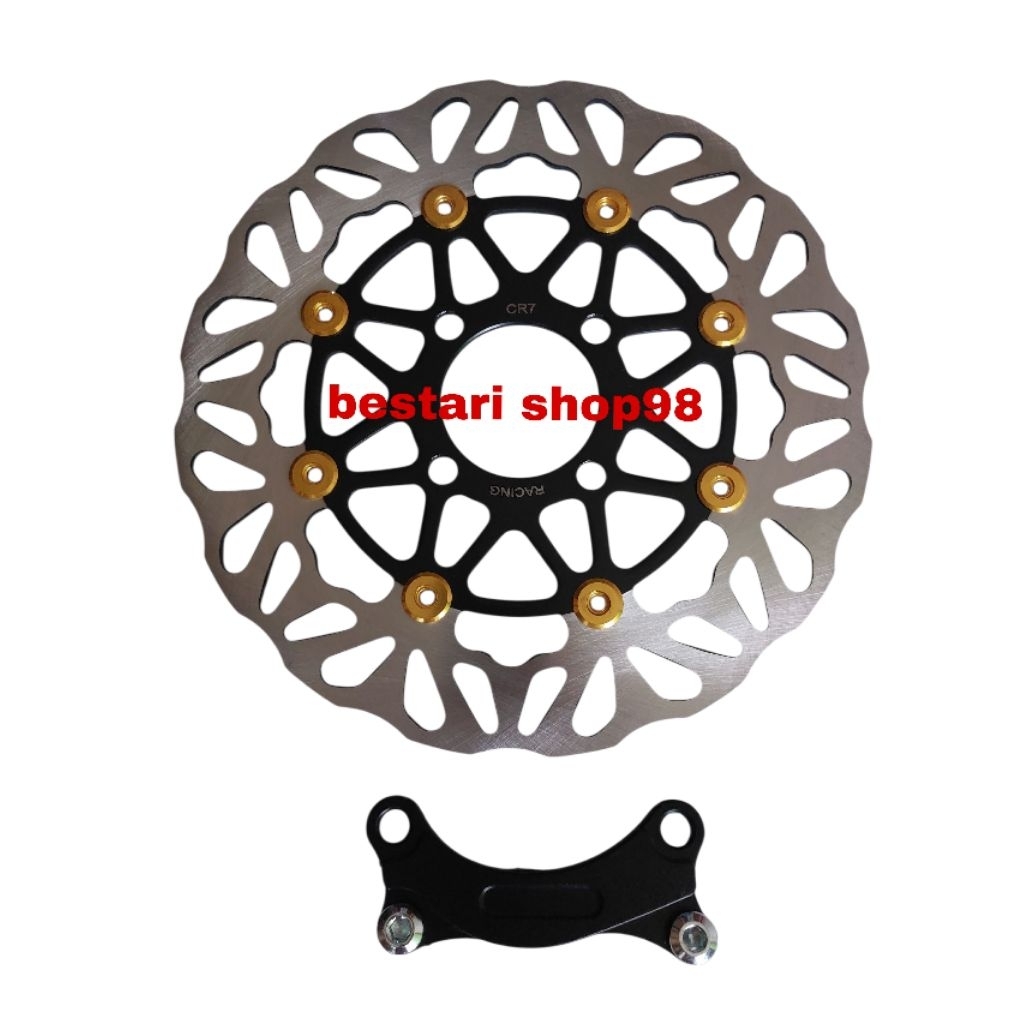CR7 แผ่นดิสก์ด้านหน้าขนาดใหญ่ 260 มม. สําหรับ mio j mio m3 mio gt motor 3 หลุม pnp