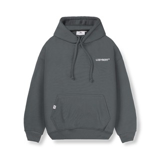 Lodybert Hoodie Pullover Boxy Polite Dark Grey