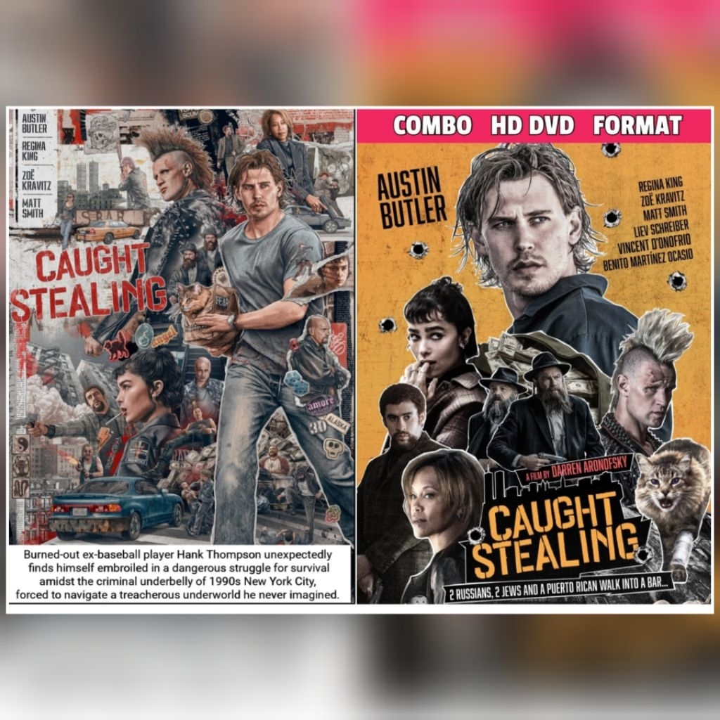 CAUGHT STEALTING Movie Cassette - 2025 - HD