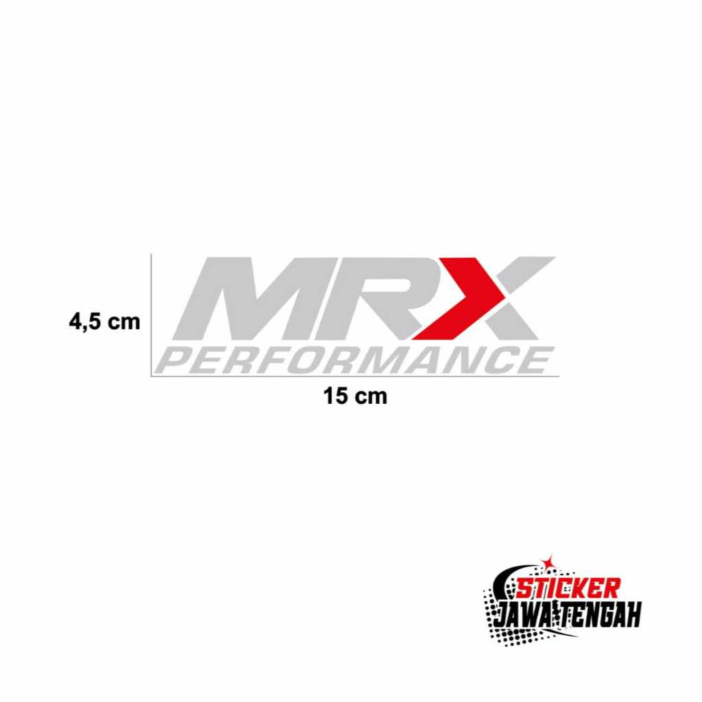 MRX PERFORMANCE สติ๊กเกอร์ 4.5 CM X 15 CM สติ๊กเกอร์ตัด (1W)