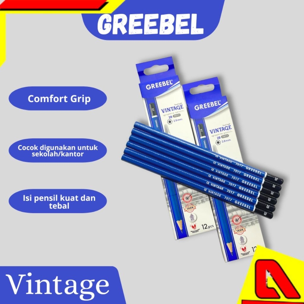 2B PENCIL/ GREEBEL 2B VINTAGE PENCIL PACK