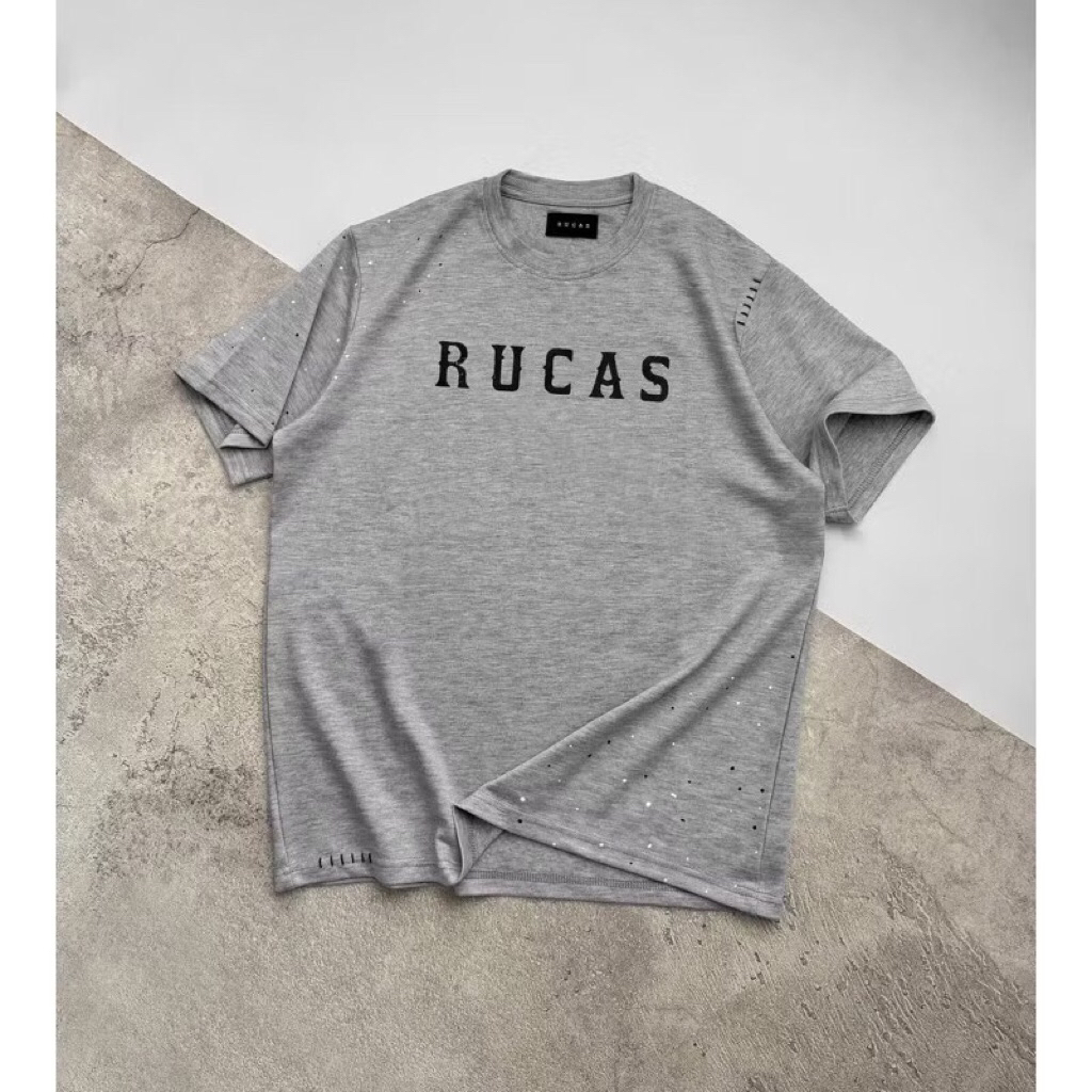 เสื้อยืด RUCAS GREY ART BLACK พรีเมี่ยม 24s RUCAS ARTIST