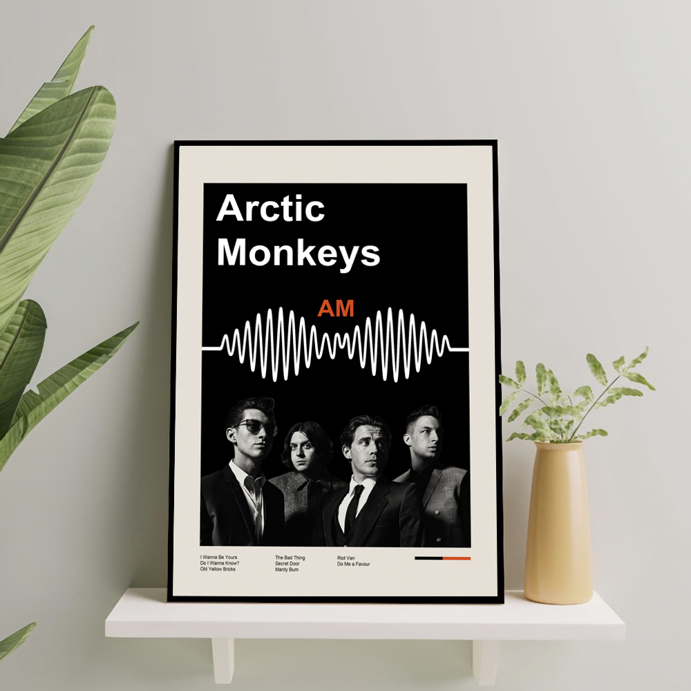 โปสเตอร์ Arctic Monkeys - อัลบั้ม AM Cover Frameblock