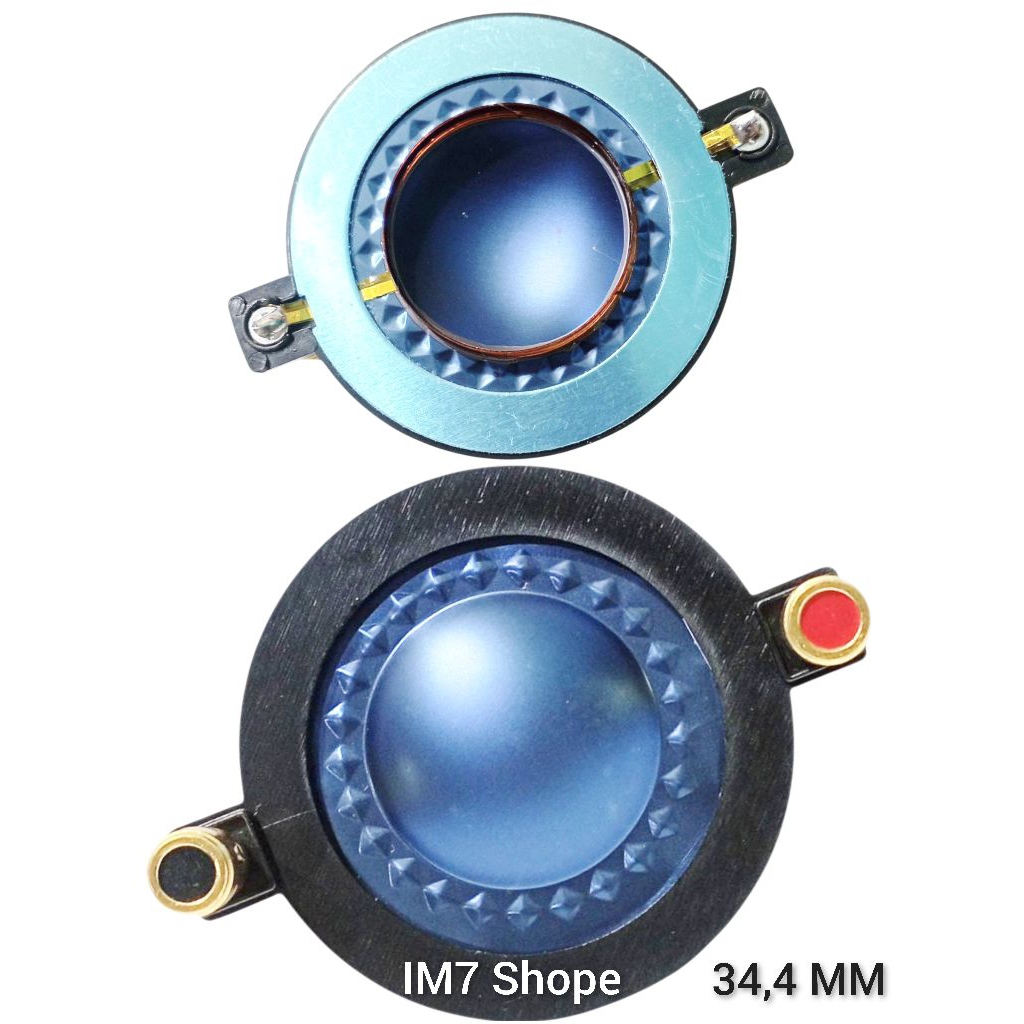 Spool Driver Tweeter 34.4mm Spool Voice Coil 34.4 mm Blue Series.