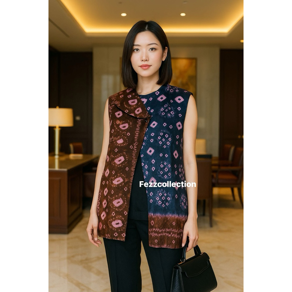 เสื้อกั๊ก jumputan gambo muba