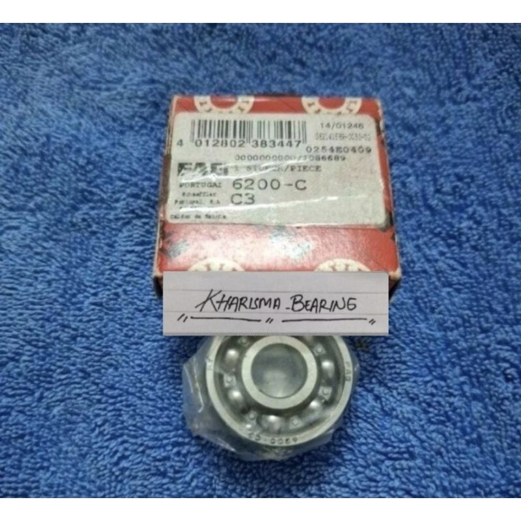 แบริ่ง 6200 C3 Fag 10x30x9mm