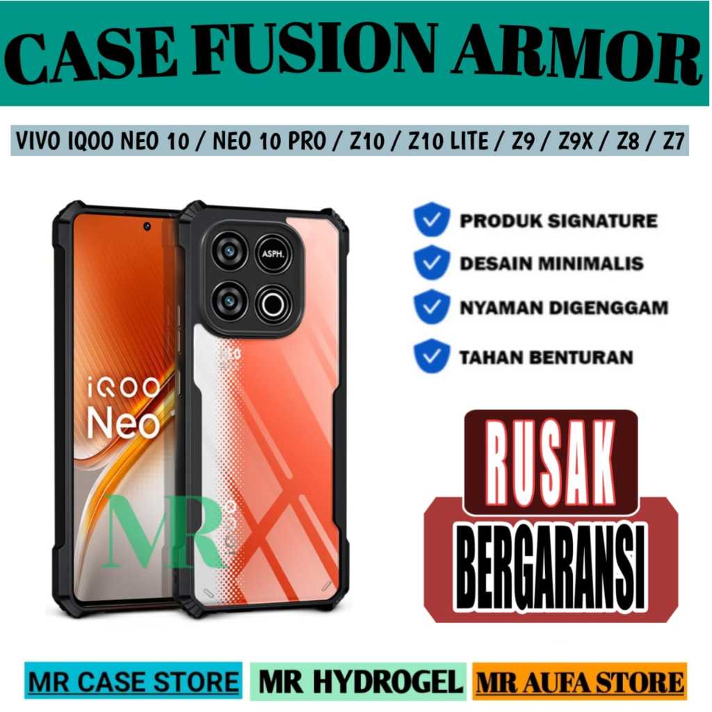 SOFTCASE SPIGEN FUSION ARMOR สําหรับ VIVO IQOO 13 / IQOO 12 / IQOO Z9 / IQOO Z8 / IQOO Z8X / IQOO Z7