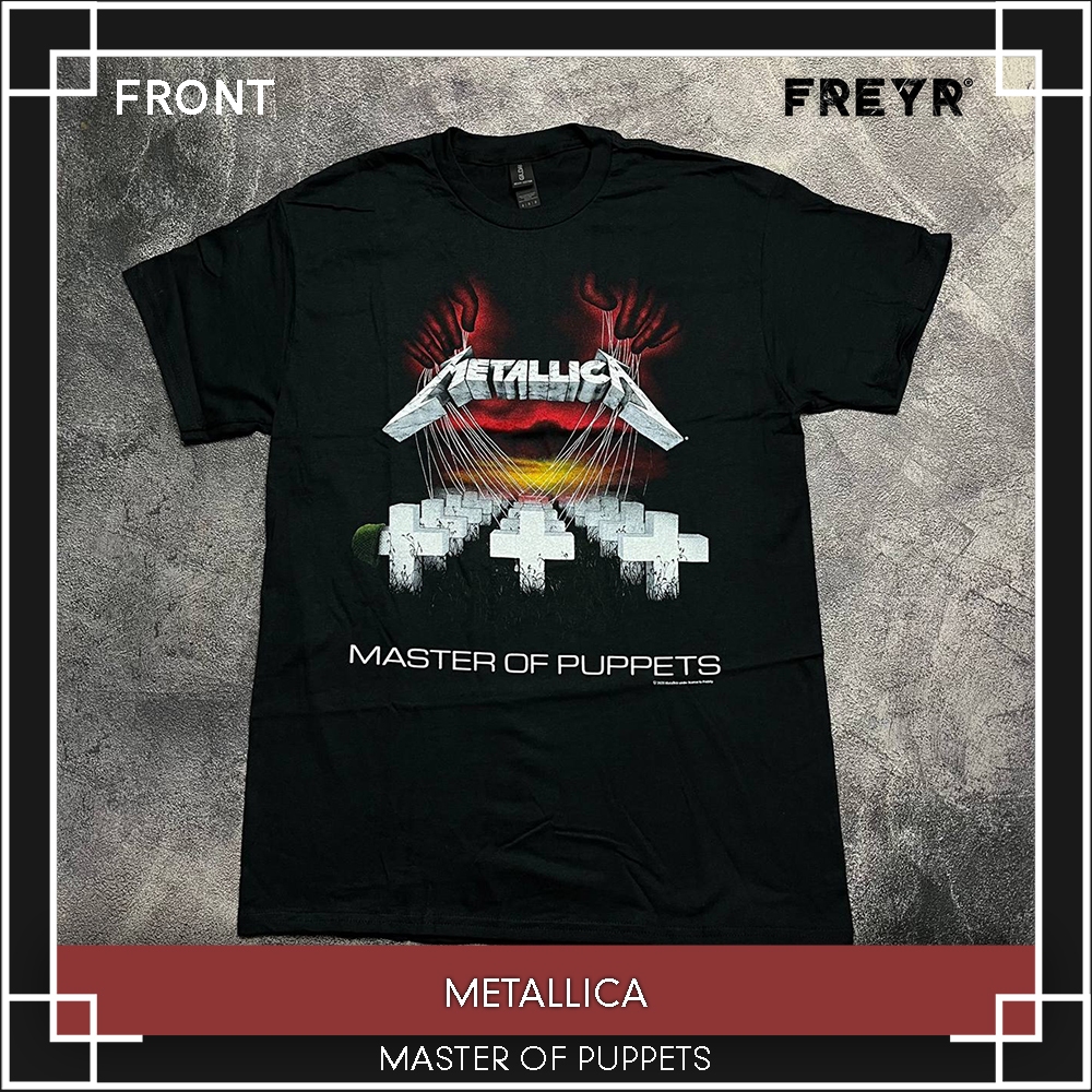 เสื้อยืด Metallica Band - Master of Puppet Original