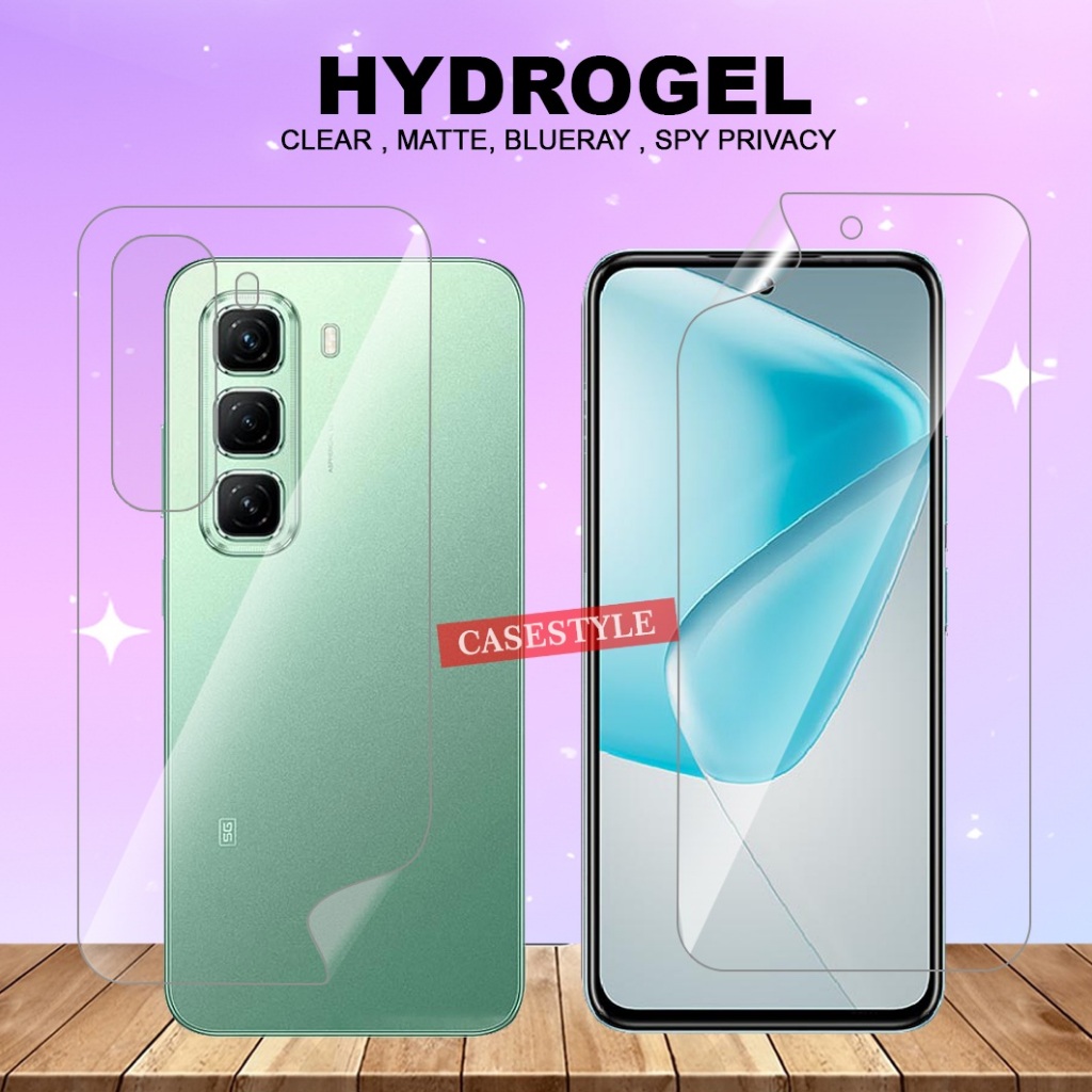 ไฮโดรเจลป้องกันรอยขีดข่วน Infinix Hot 50 Pro Infinix Hot 50 Pro Plus Infinix Hot 50i Infinix Hot 50 