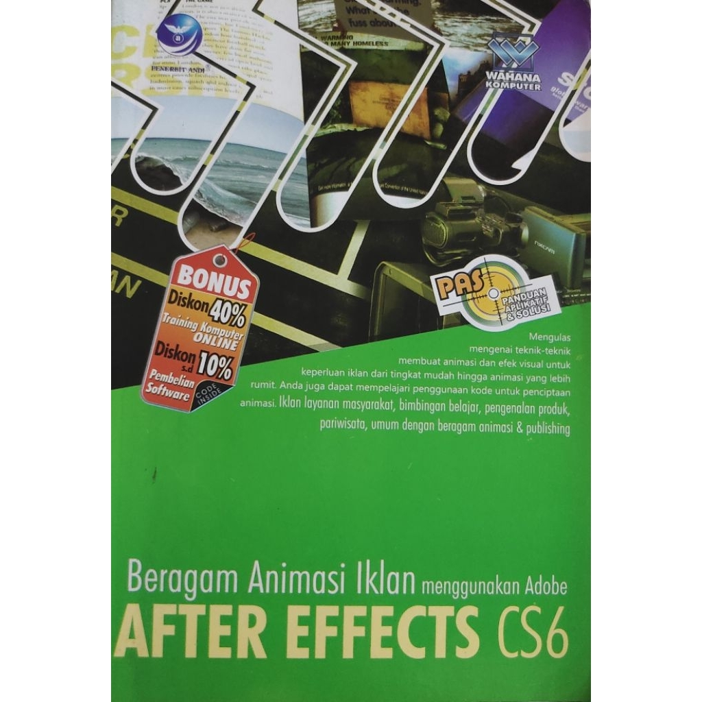 หนังสือตามคําแนะนําในการอ่านอย่างไรเพื่อใช้ ADBE AFTER EFFECT CS6 ต้นฉบับที่ใช้แล้ว