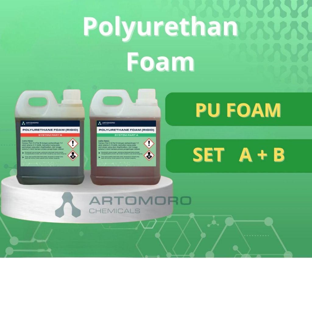 PU A & PU B - 1 Kg SET PU Polyurethane Foam (แข็ง) PU FOAM