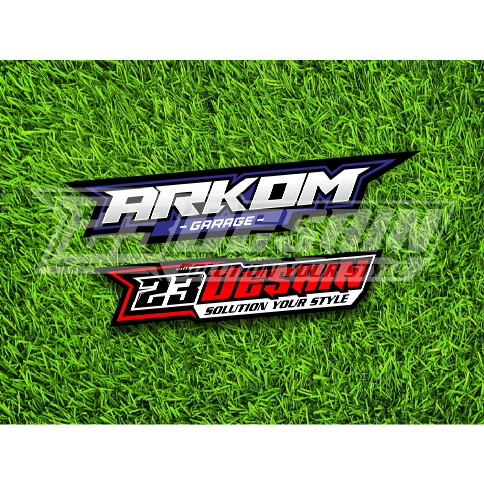 ARKOM GARAGE สติ๊กเกอร์ ARKOM GARAGE เวิร์คช็อป สติ๊กเกอร์