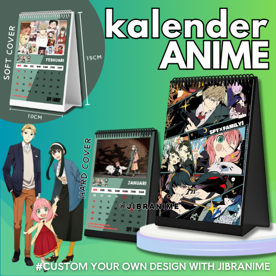 ANIME CALENDAR 2026 / ANIME CALENDAR SPY X FAMILY 2026 / DESK CALENDAR 2026 ANYA [CUSTOMIZED]