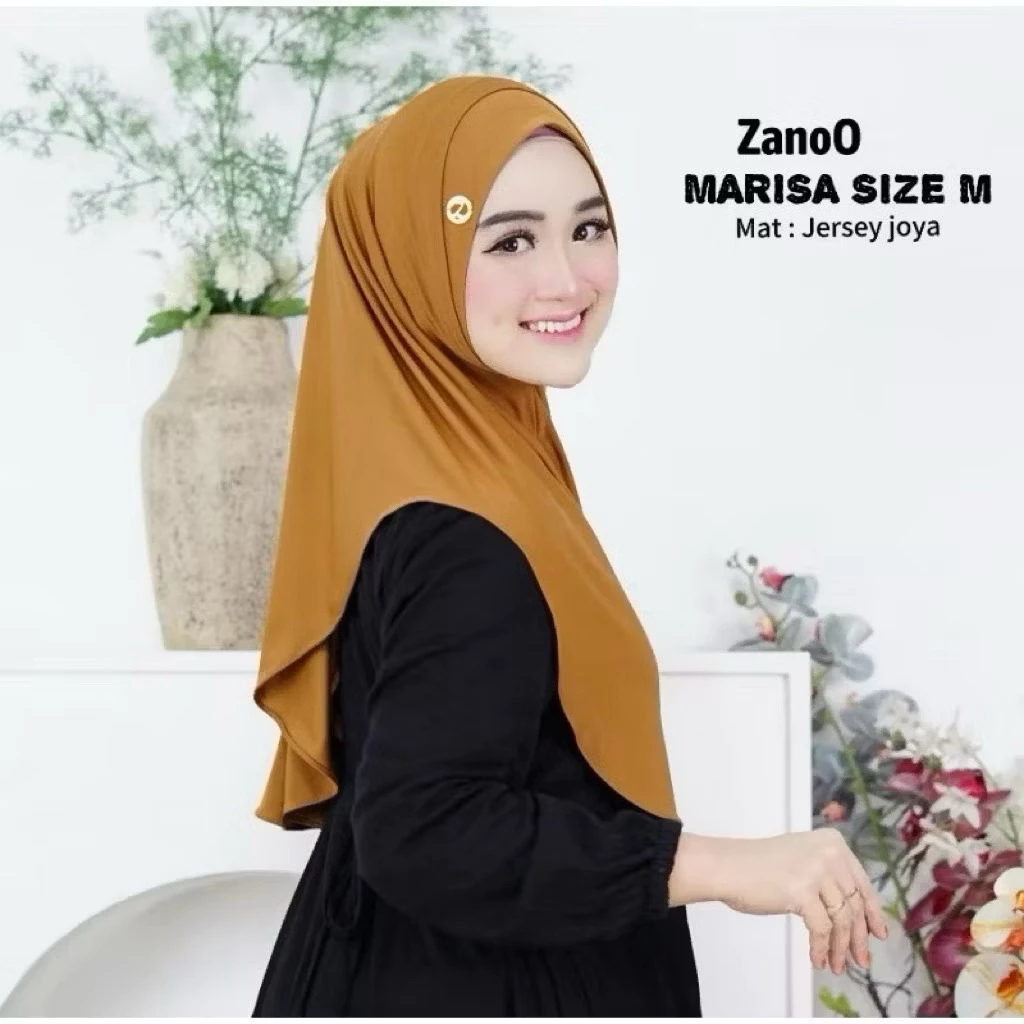 MARISA (SML) - NEWEST DAILY INSTANT HIJAB MINI BERGO SPORT BY ZANOO