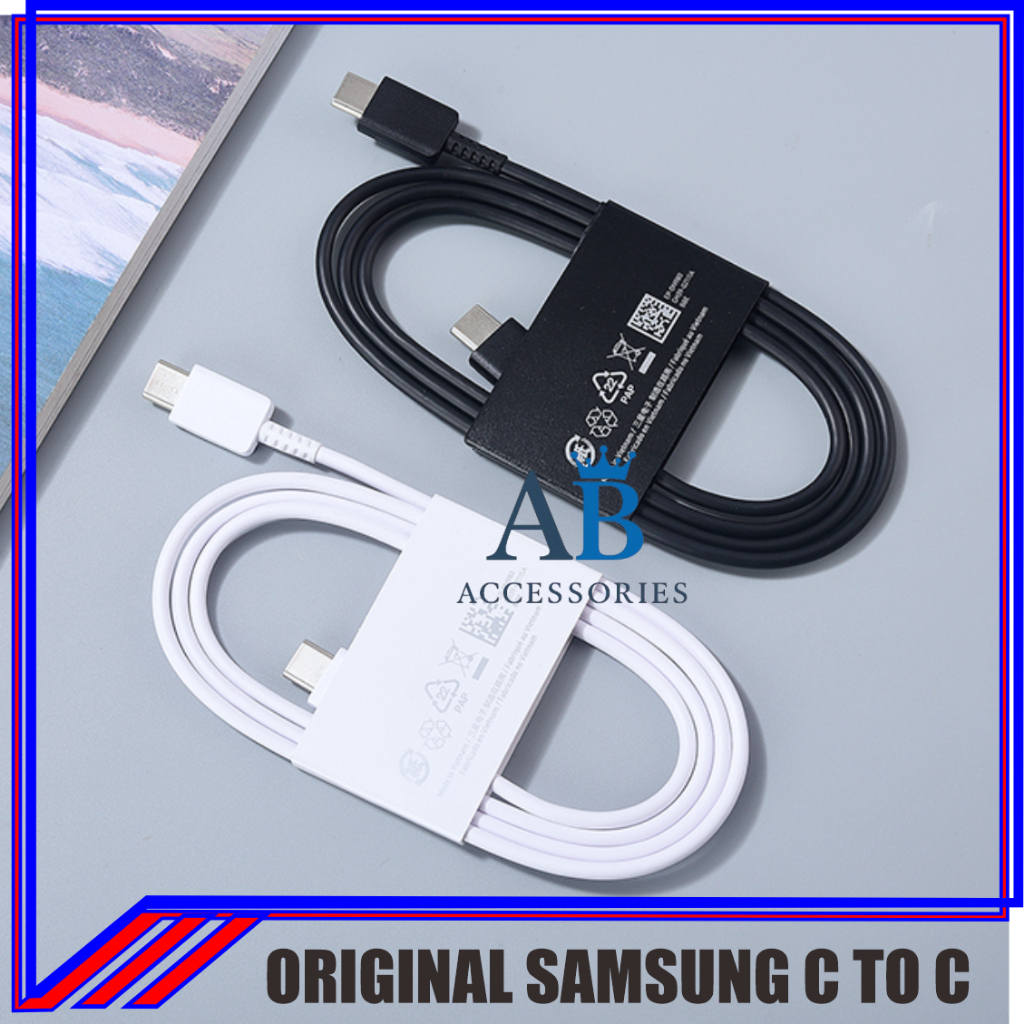 สายเคเบิลข้อมูล Samsung Type C สาย Samsung Usb C ของแท้ 100%