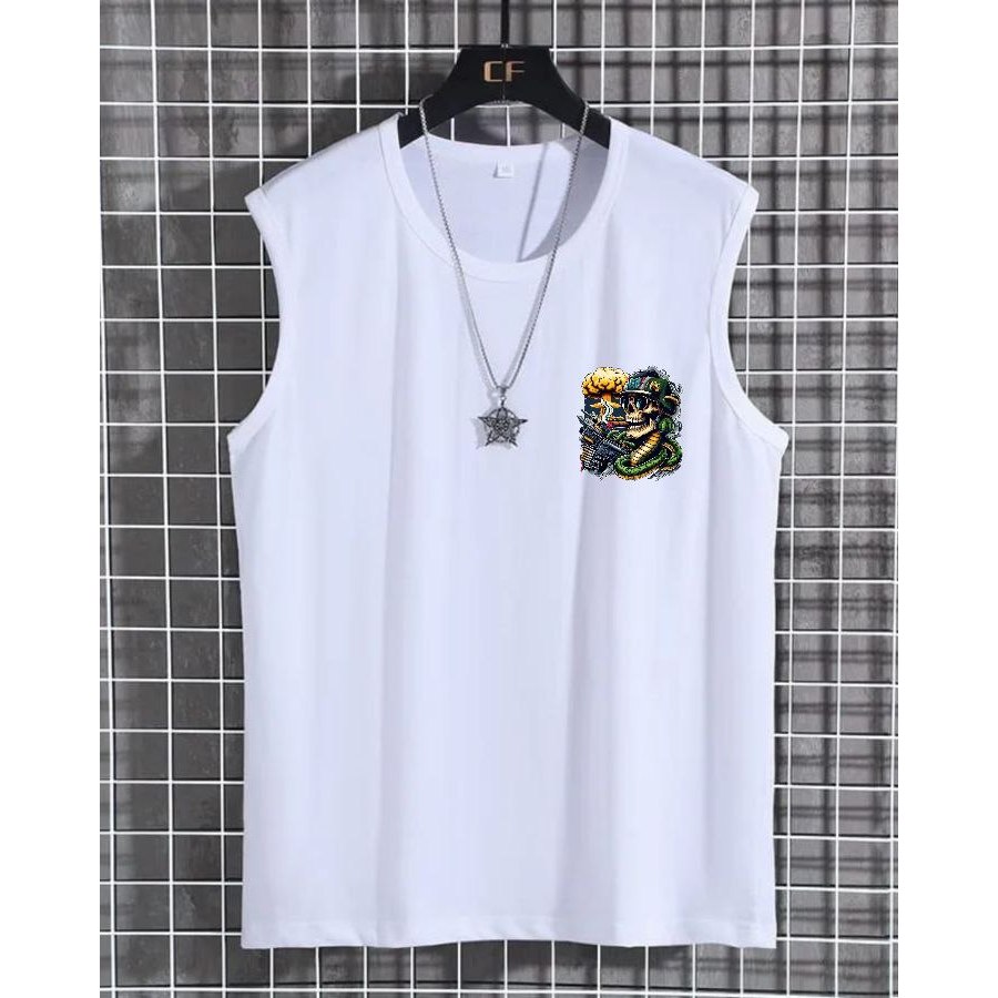 SIMPLE MENS TANKTOP / เสื้อผ้าผู้ชาย CASUAL / DISTRO SINGLET TOP