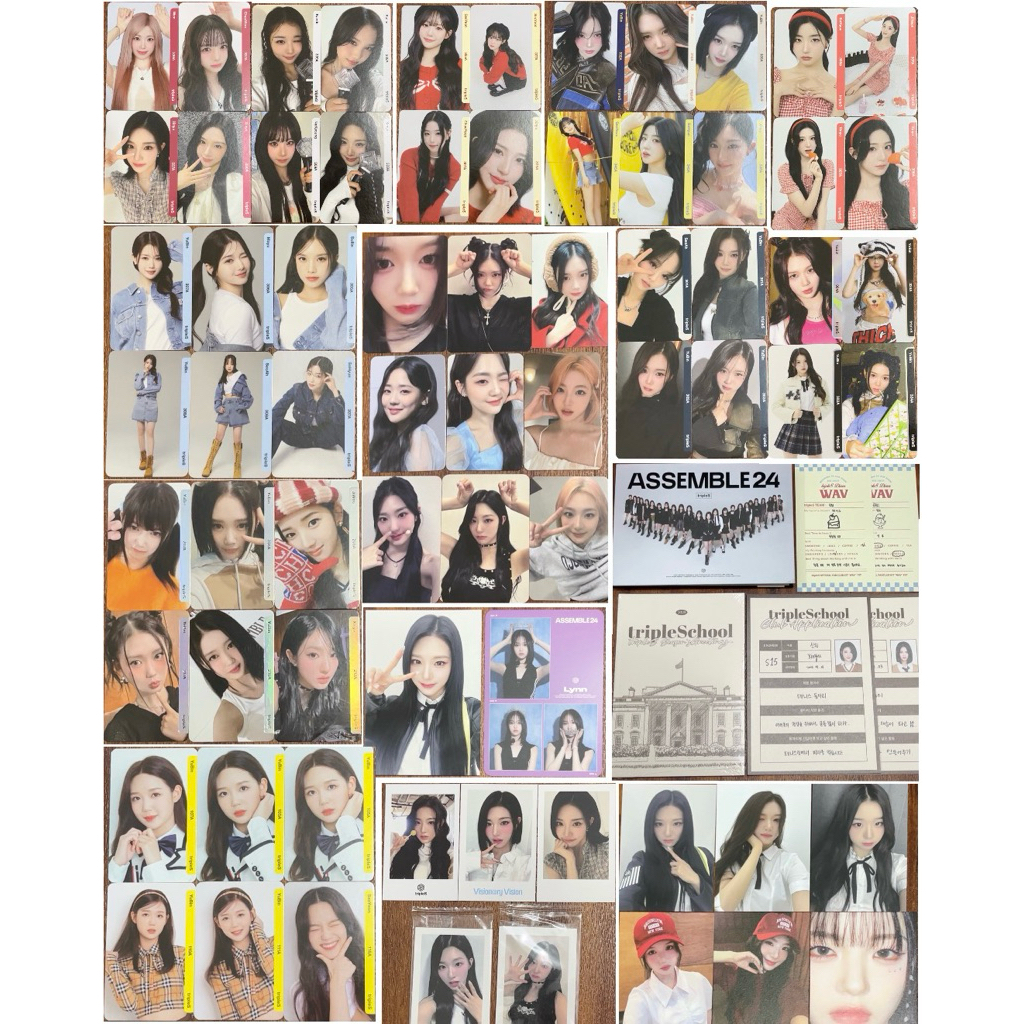 [อัปเดต 12 DEC] tripleS objekt OMA xinyu kim chaewon kaede yubin hyerin jiwooullin seoah park sohyun