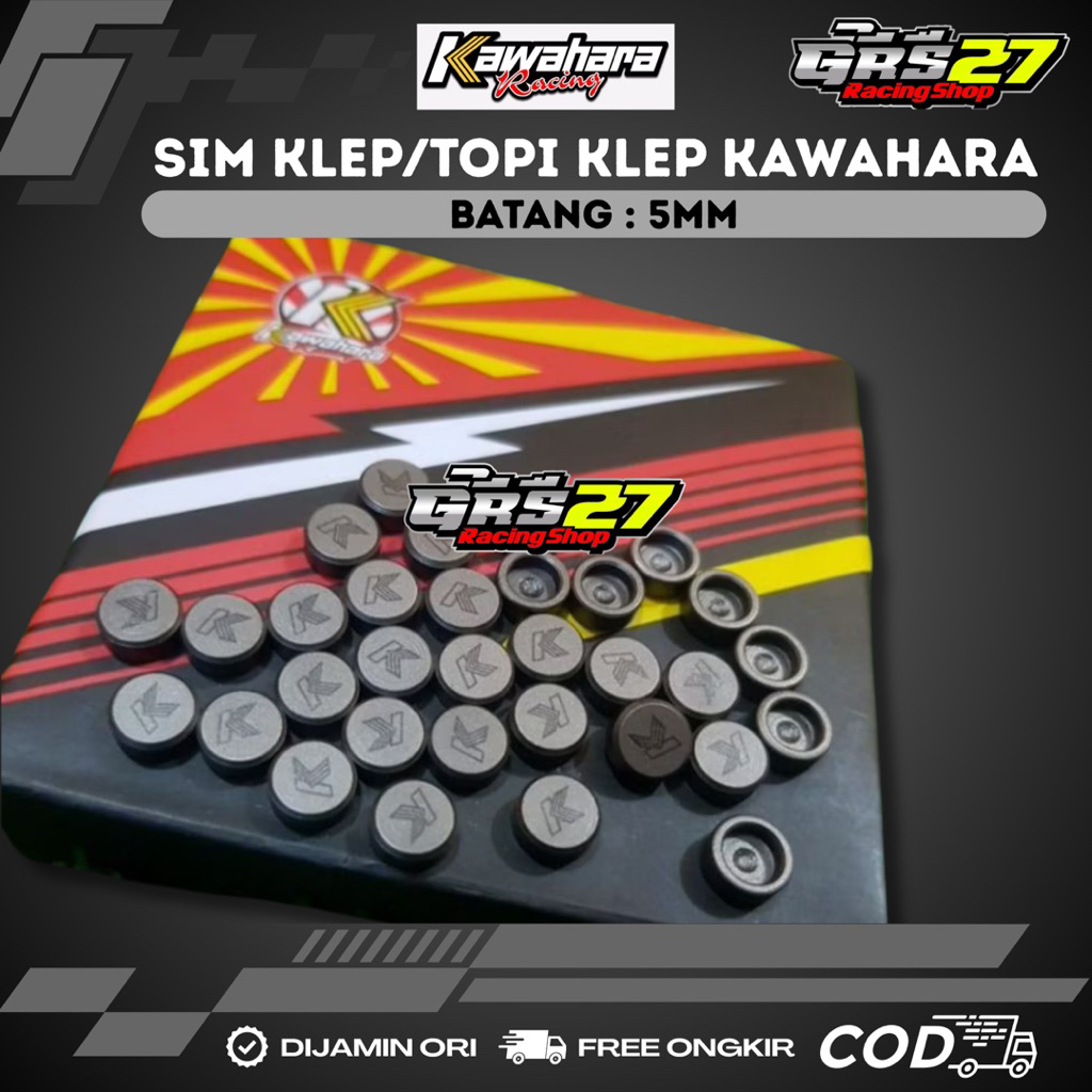 SIM VALVE CAP KAWAHARA VALVE 5MM STEM ORIGINAL KAWAHARA RACING