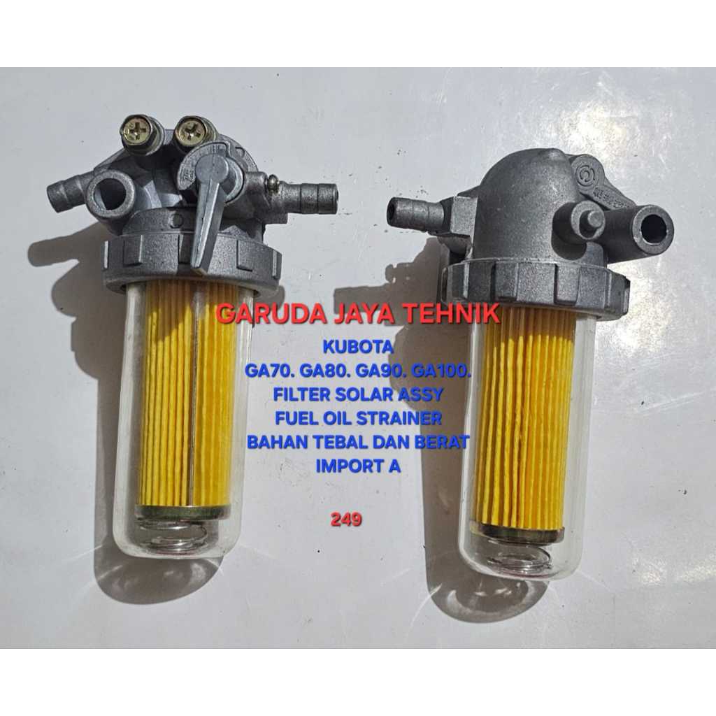 MESIN KUBOTA GA70 GA80 GA90 GA100 เครื่อง. กรองพลังงานแสงอาทิตย์ assy GA70 GA80 GA90 GA100. กรองน้ํา