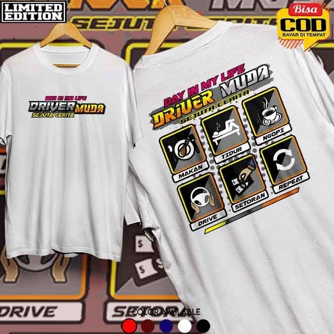 YOUNG DRIVER เสื้อยืด MILLION STORIES vol2 YOUNG DRIVER DISTRO เสื้อยืด A MILLION STORIES vol2 ผู้ชา