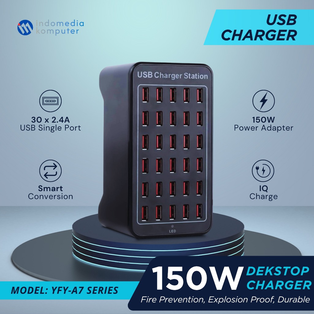 USB CHARGER STATION 150W 30 PORT 5V 2.4A USB CHARGER STATION 150W 30 PORT 5V 2.4A USB CHARGER STATIO