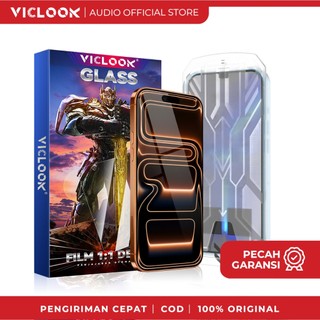 VICLOOK Auto Align Tech Tempered Glass Clear/Privacy Guard for iPhone 11/12/13/14/15/16/X/XR/XS Mini Max Pro Plus