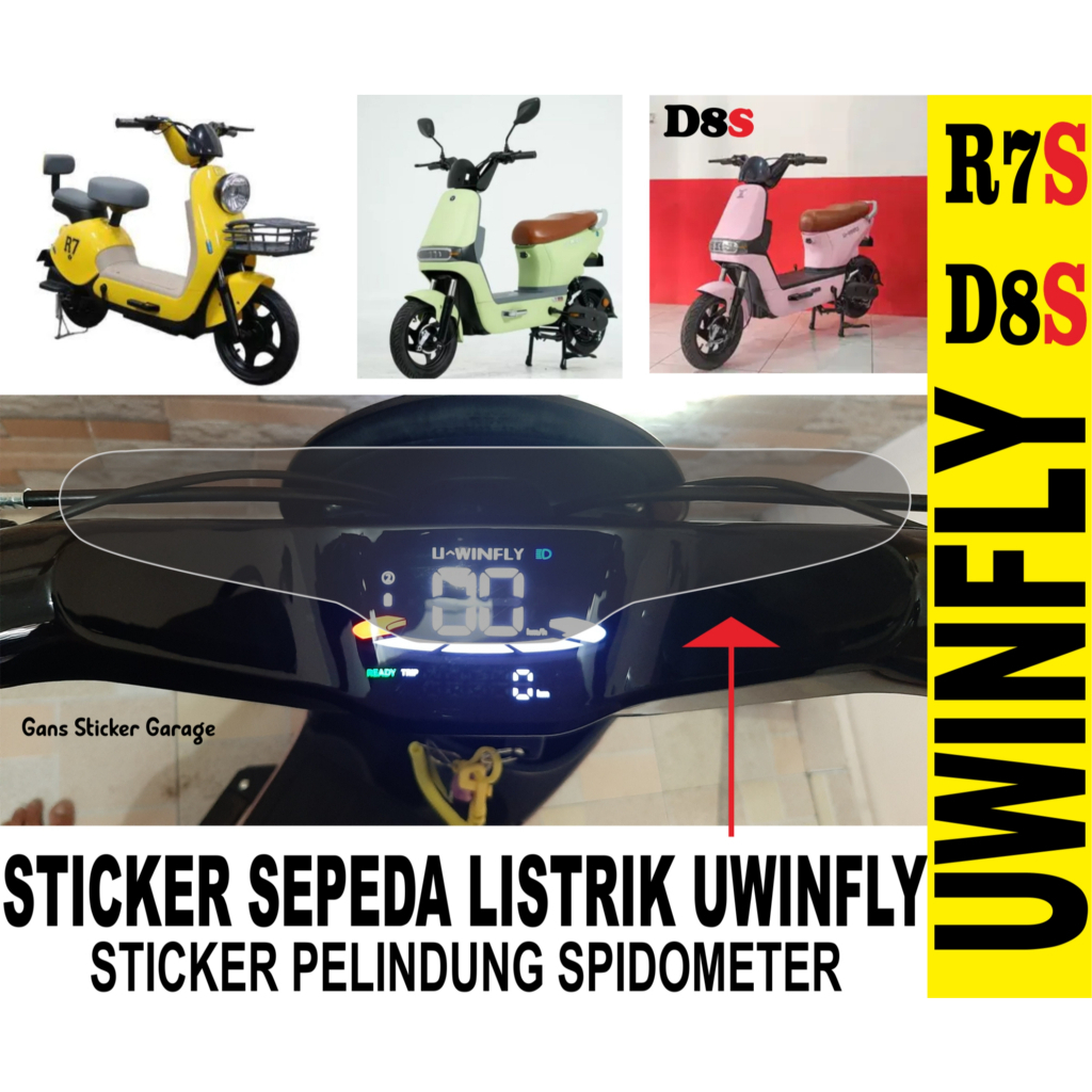 Uwinfly R7S D8S สติ๊กเกอร์เรือนไมล์ป้องกันรอยขีดข่วน