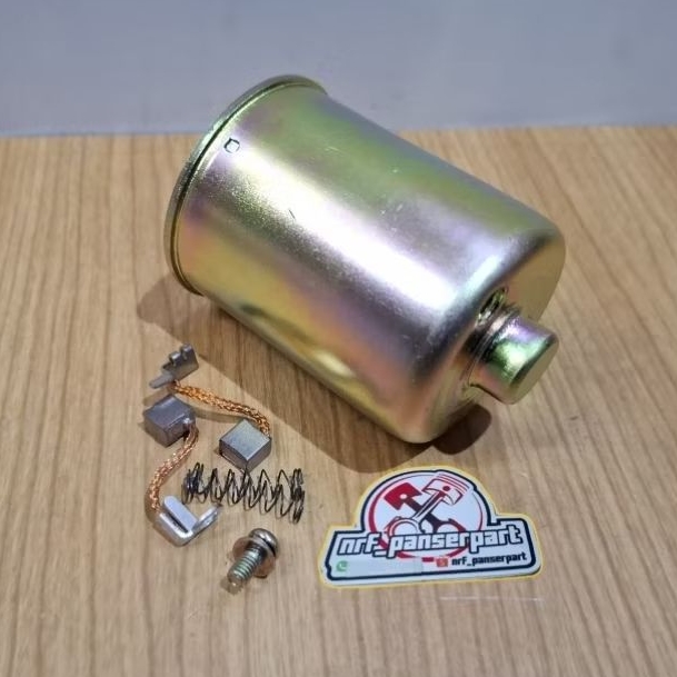 STATER DYNAMO HOUSING//MAGNET DYNAMO SET COOL BOSTER/CARBON BRUSH CHARCOAL SUZUKI RC 110/RC 100/RC 8