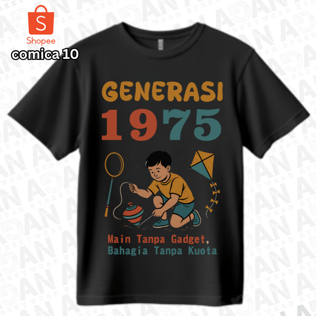 เสื้อยืดปีเกิด 1975*