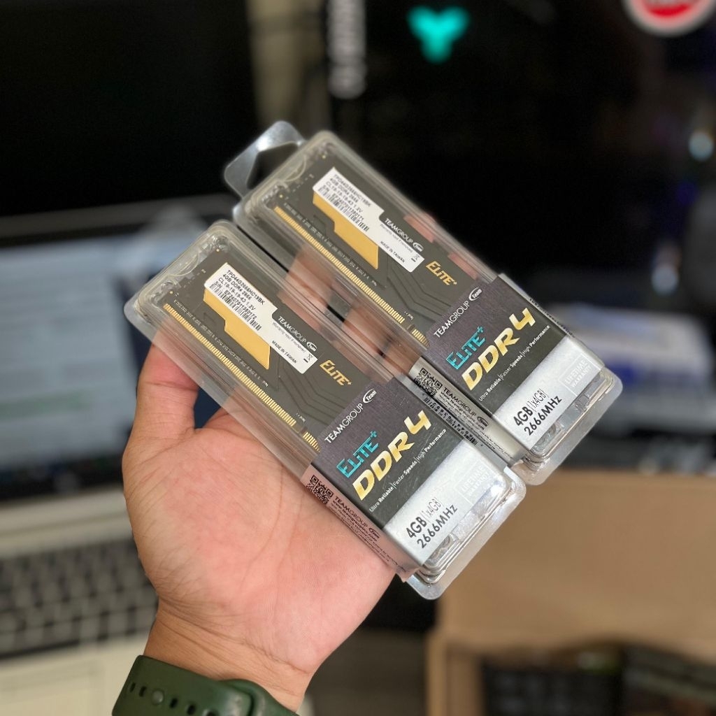 RAM 8GB DDR4 Kit Team Elite 2x4gb 2666mhz ใหม่