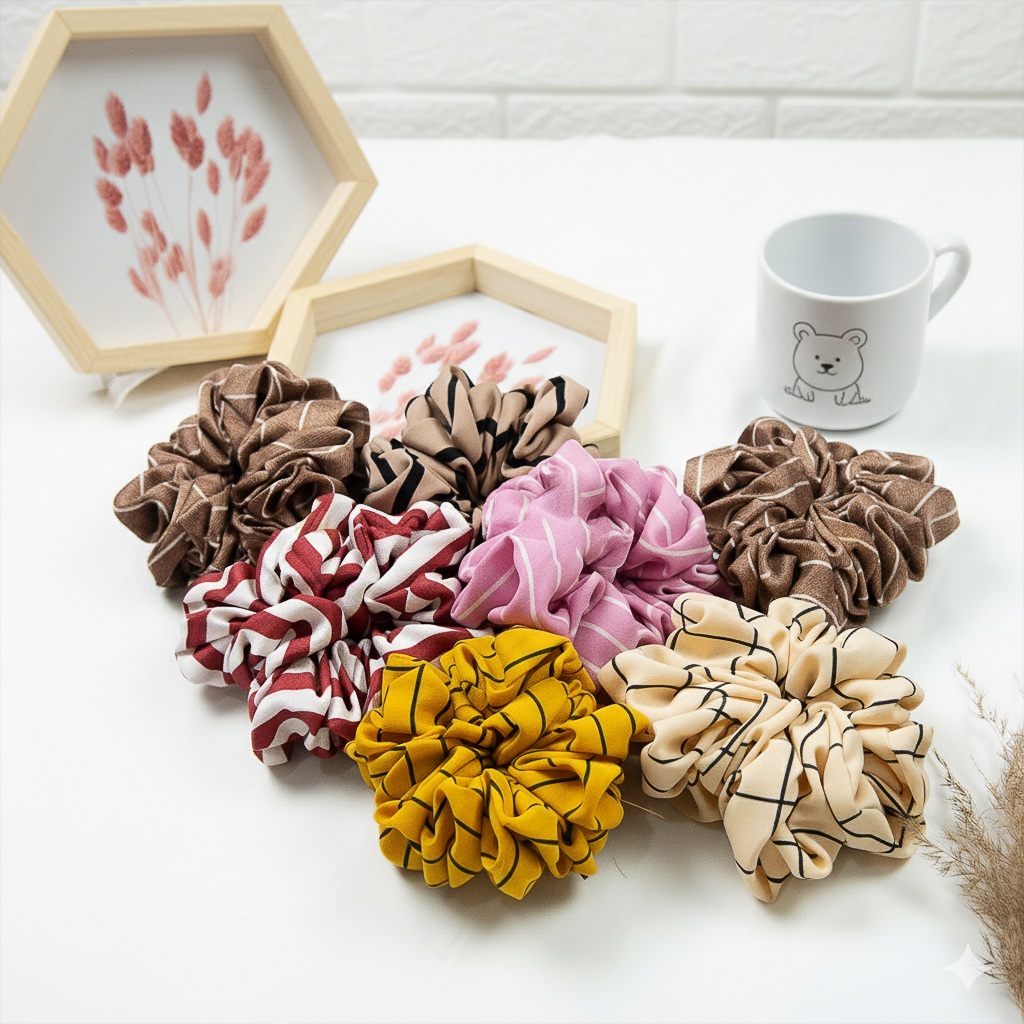 Sqrunchie ผ้าผูกผม/ /huma//