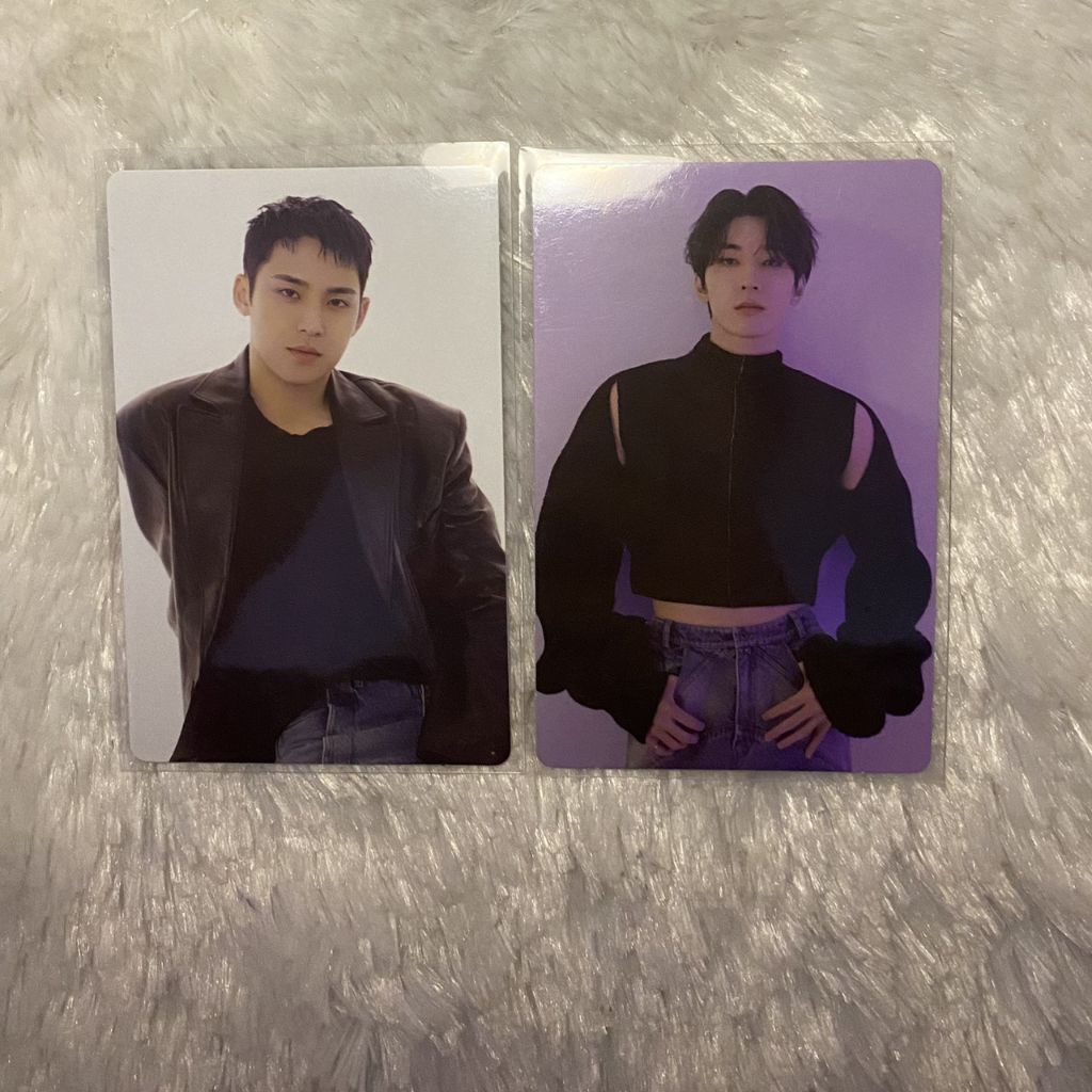 SEVENTEEN KIM MINGYU JEAN WONWOO PHOTOCARD PC การ์ดตัด TC WONWOO CROP TOP FOLLOW AGAIN